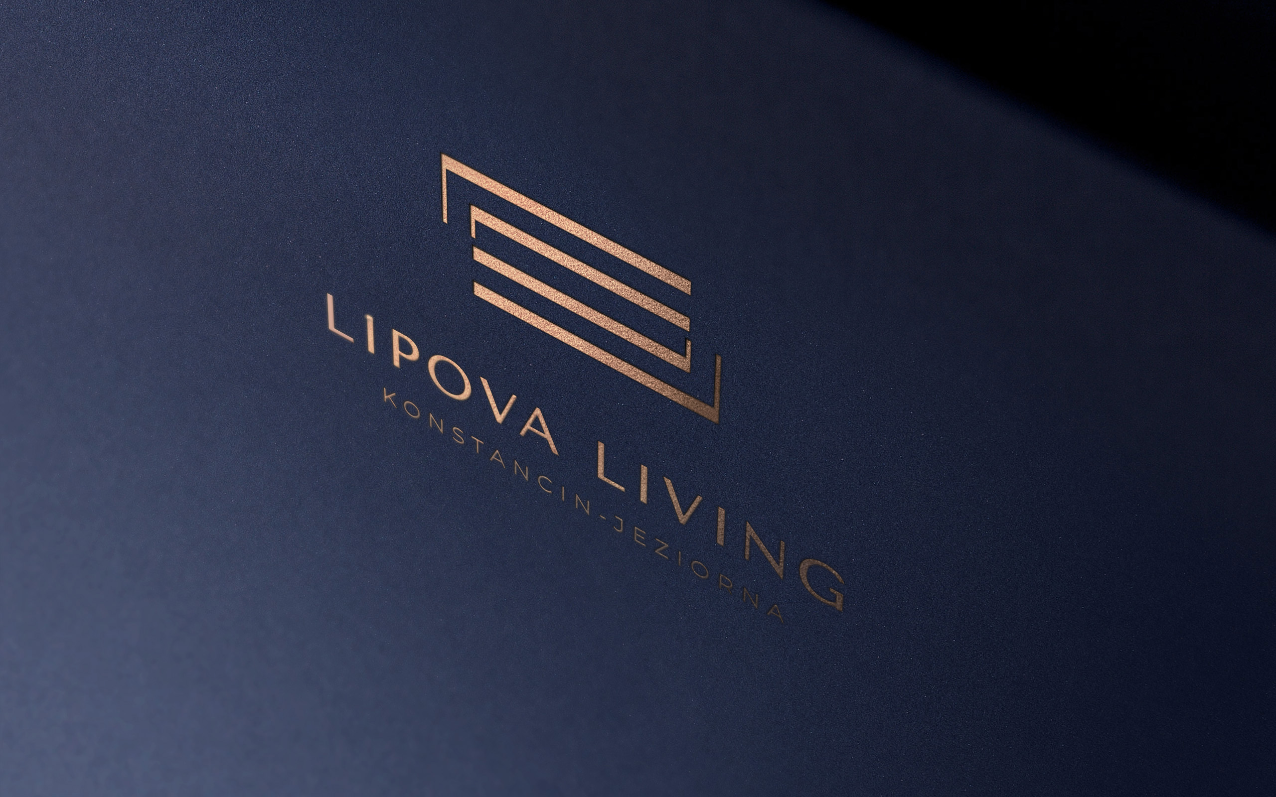projekt logo dla dewelopera - Warszawa Lipova Living